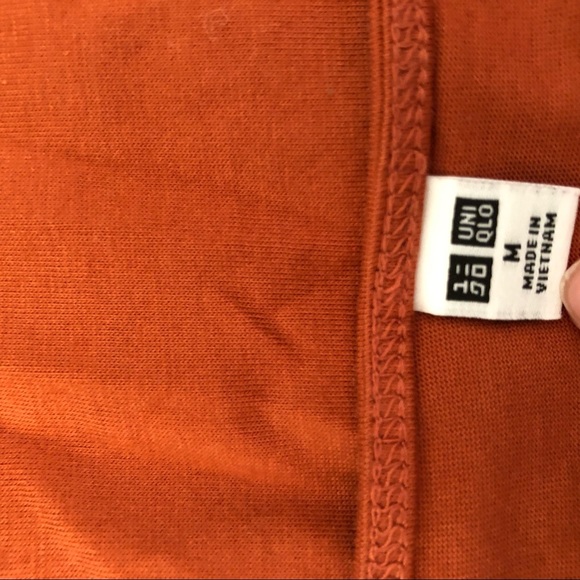 UNIQLO Orange Cotton Oversized Dress - Picture 11 of 11